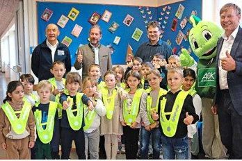 Warnwesten für Schulanfänger